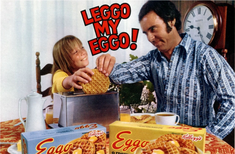 Original Eggo Waffles L'Eggo My Eggo ad